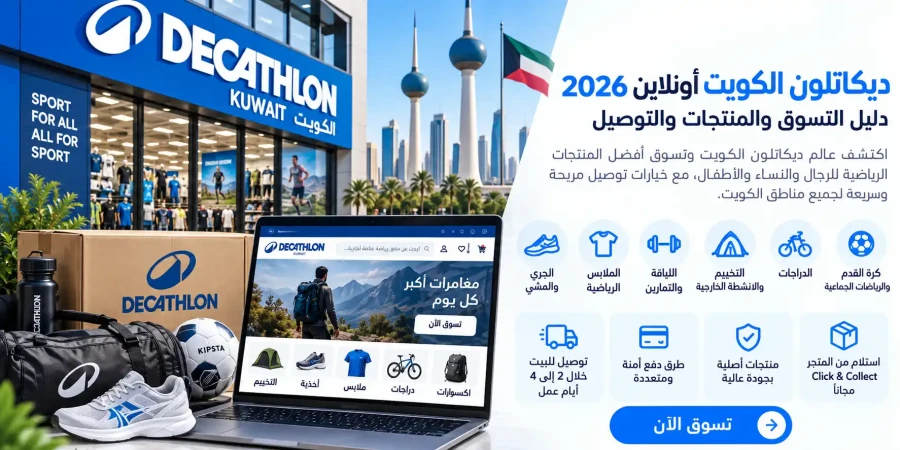 ديكاتلون الكويت أونلاين 2026 | دليل التسوق والمنتجات والتوصيل