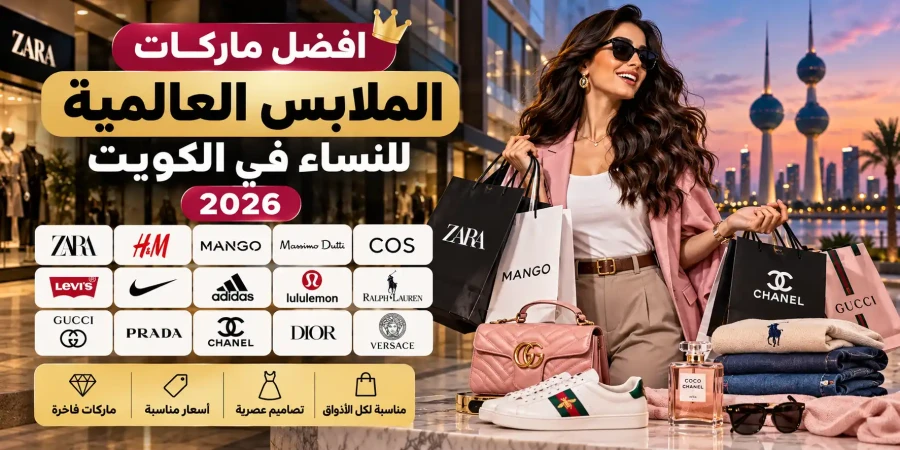 أفضل ماركات الملابس العالمية للنساء في الكويت 2026
