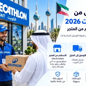 الشحن والتوصيل من ديكاتلون الكويت 2026 | الرسوم والمدة والاستلام من المتجر